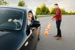 Nazrul, lead VicRoads-accredited driving instructor and founder of Mitcham Driving School, mid-lesson with a learner